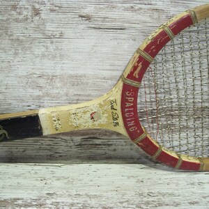 Wood Tennis Rackets Wilson Macgregor Frank Parker George Lott Fred ...