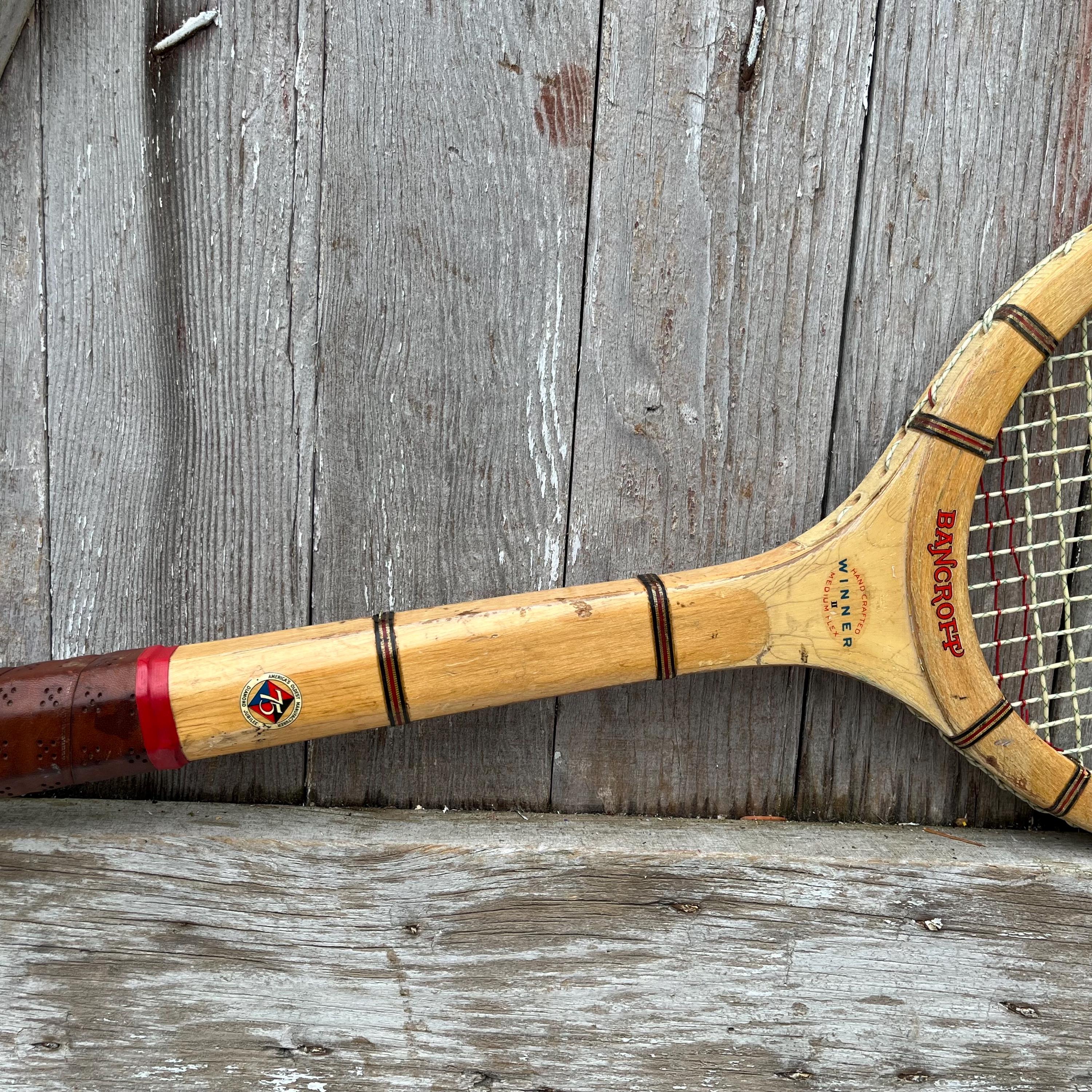 Wood Tennis Rackets Wilson Macgregor Frank Parker George Lott Fred