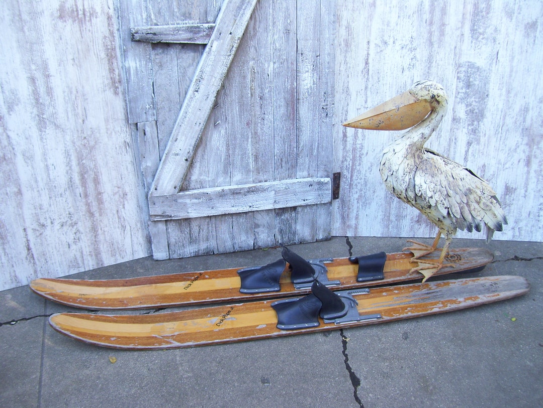 Wood Water Skis Cypress Gardens Dick Pope Jr Florida World Champion