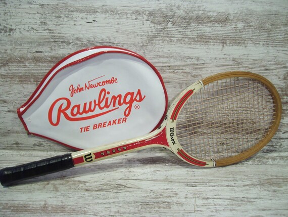 Wood Tennis Racket Cover Wilson Jack Kramer WCT Spalding Davis