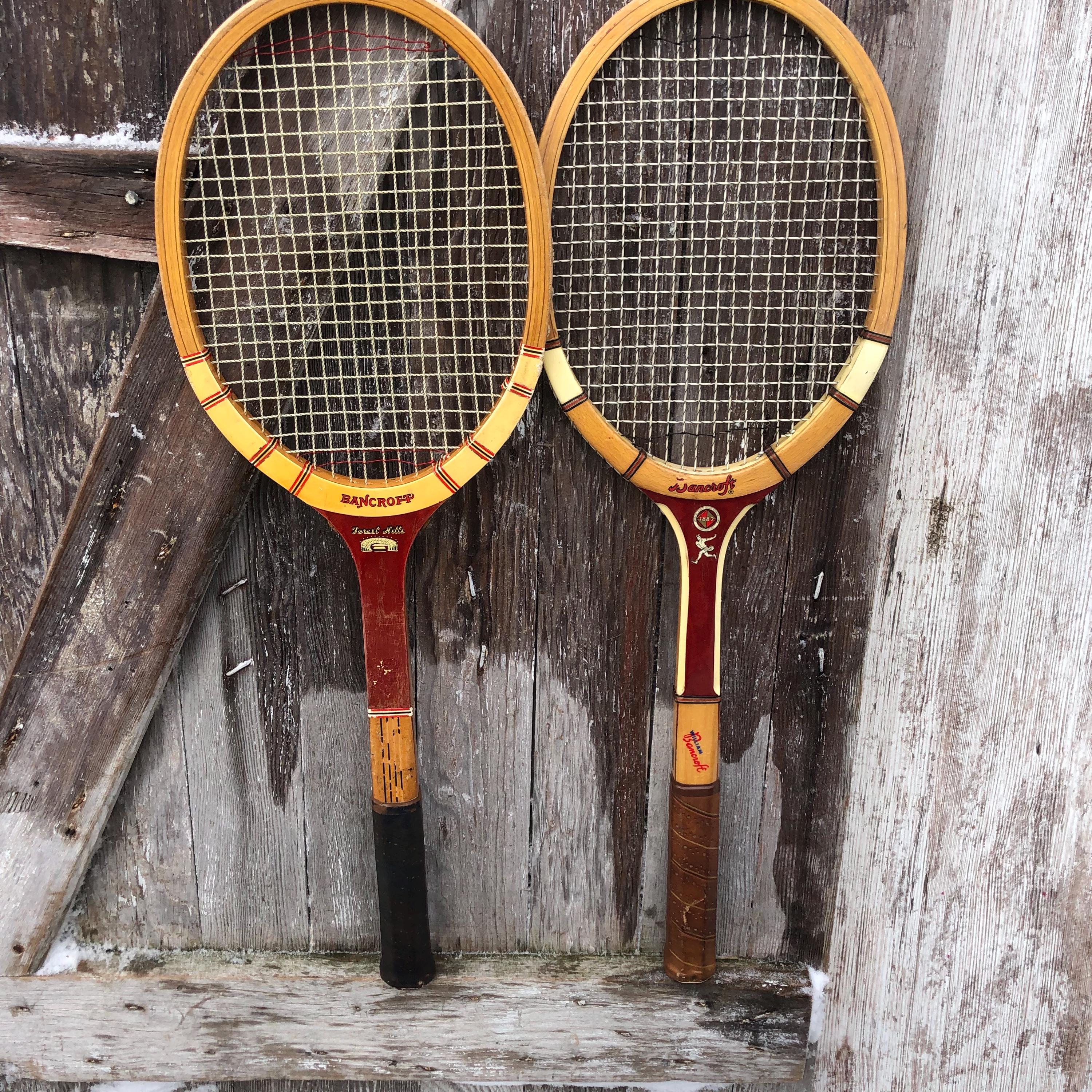 Wood Tennis Rackets Wilson Valiant Bancroft Regent Yamaha