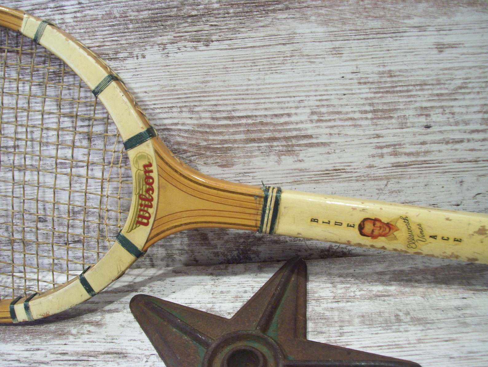 Raqueta de tenis antigua - Champion de madera - Wallapop