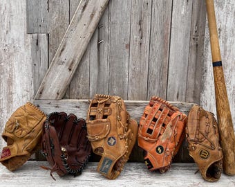 Vintage Rawlings Leather Baseball Softball Glove - Etsy
