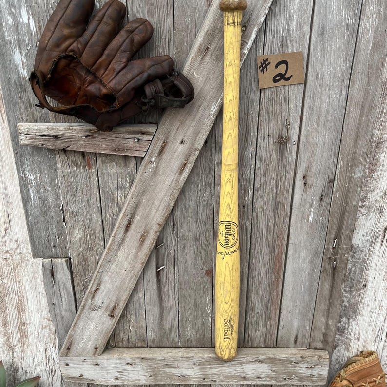 Bate de béisbol de madera vintage Louisville Slugger Wilson Harold Baines Chicago White Sox George Brett TU ELECCIÓN C imagen 9