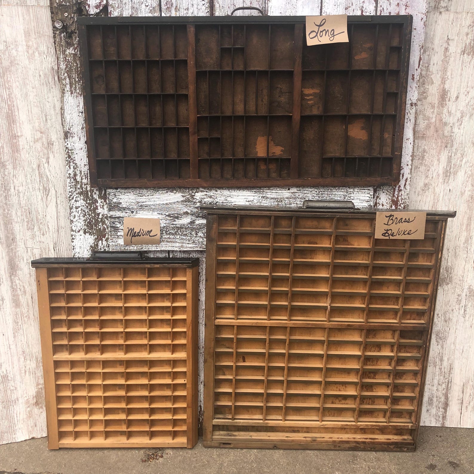 Hamilton Wood Printers Drawer Typeset Wanner Letterpress Printer Tray ...