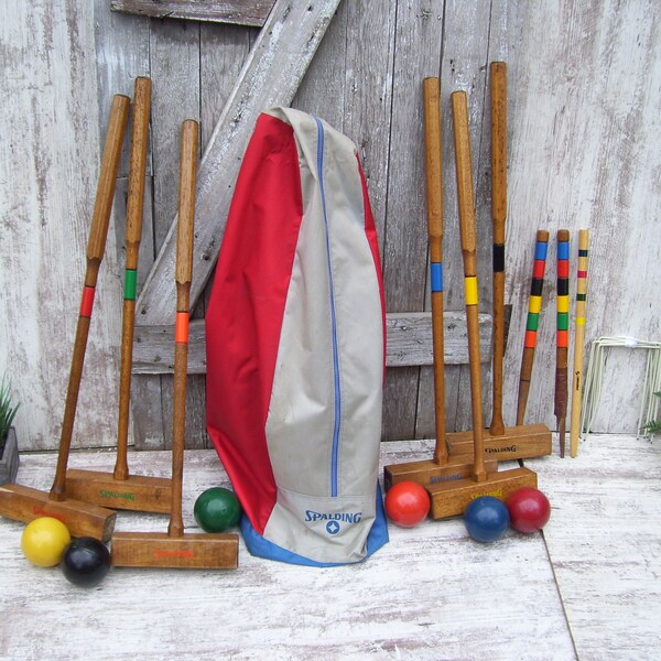 Croquet Set Etsy