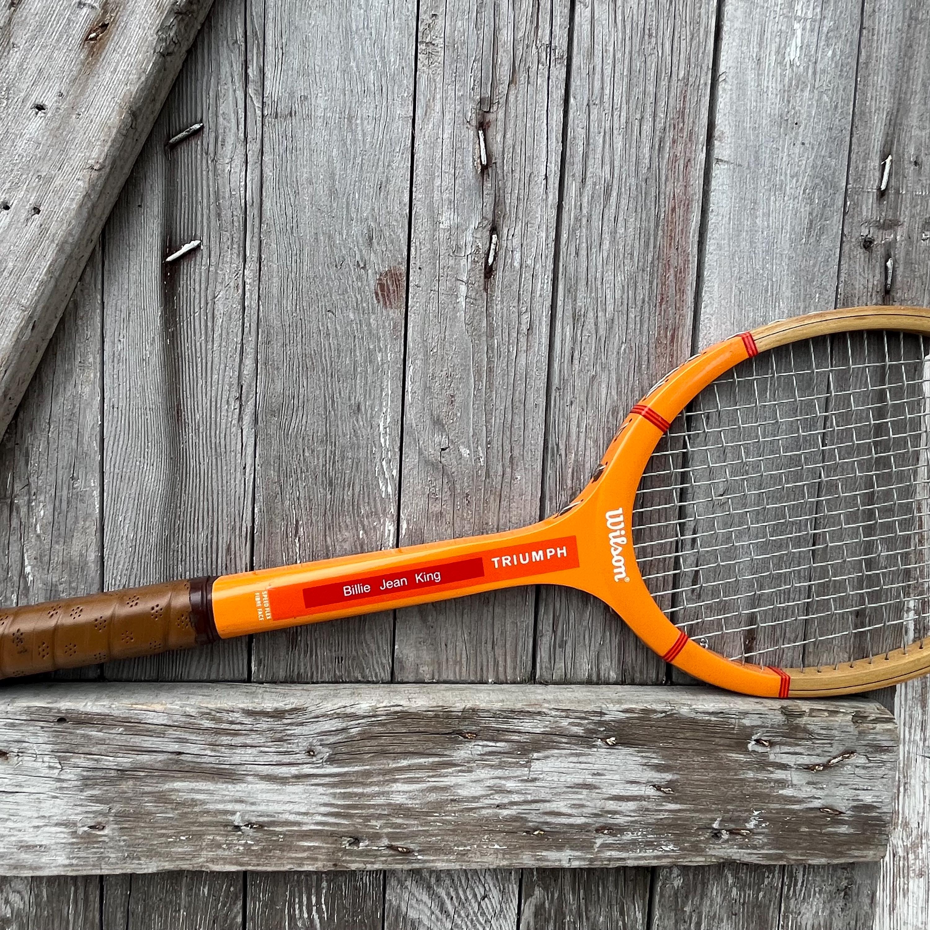 Wood Tennis Racquets Wilson Billie Jean King Chris Evert Spalding