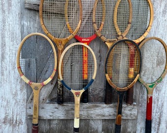 Raquette De Tennis Antique En Bois RAM SPECIAL WATERPROOF Trieste 1920 - Collection