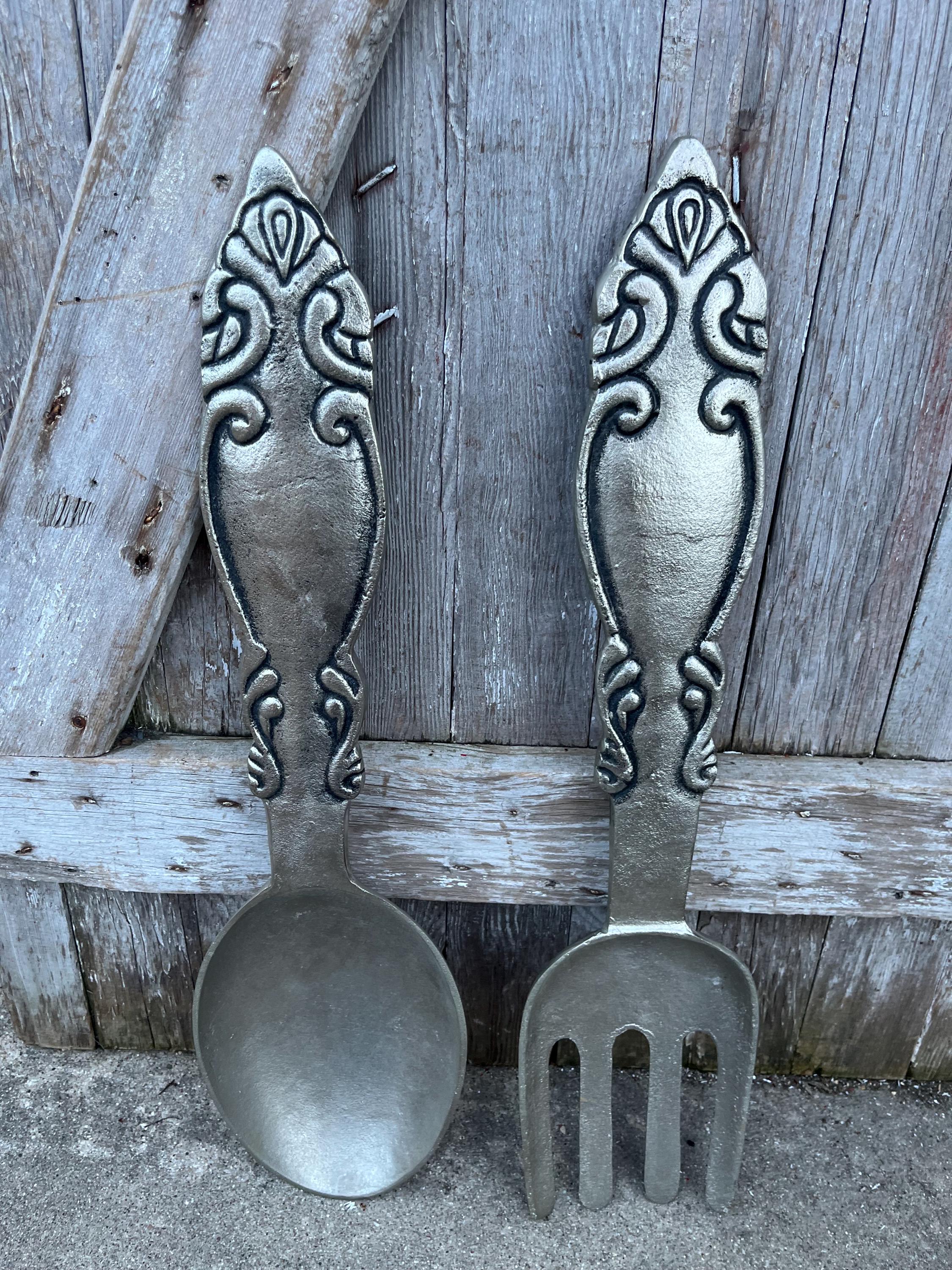 Giant Fork and Spoon - Etsy
