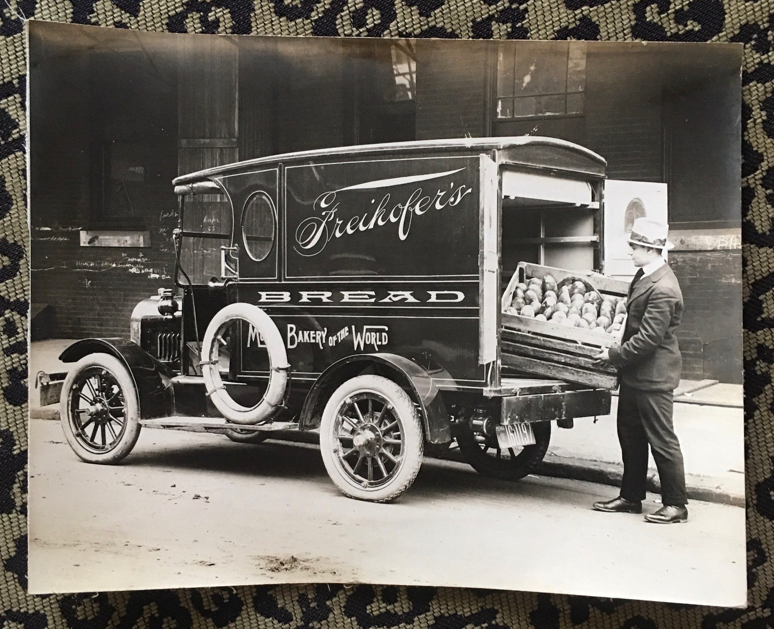 Vintage Antique Photo Of a Bread Truck From 1915 In Etsy