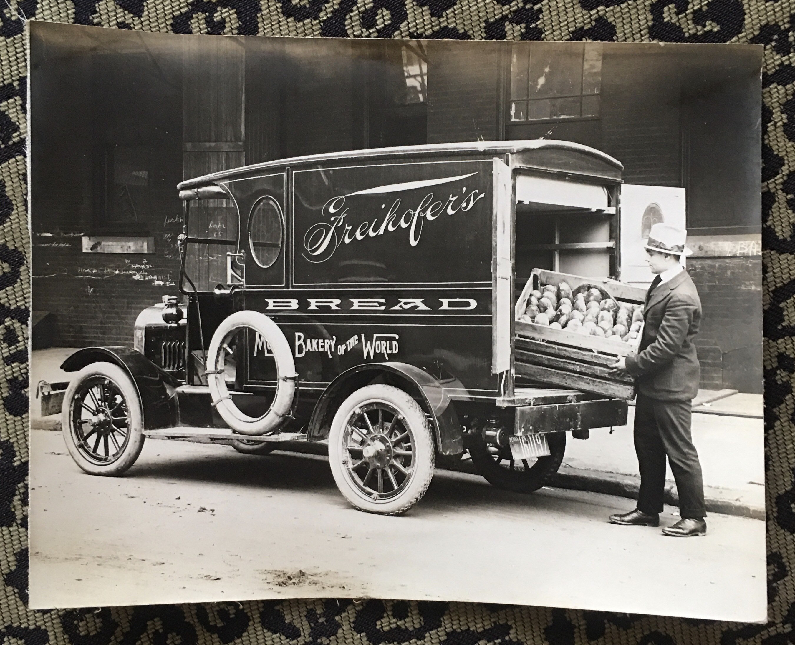 Vintage Antique Photo Of a Bread Truck From 1915 In Etsy