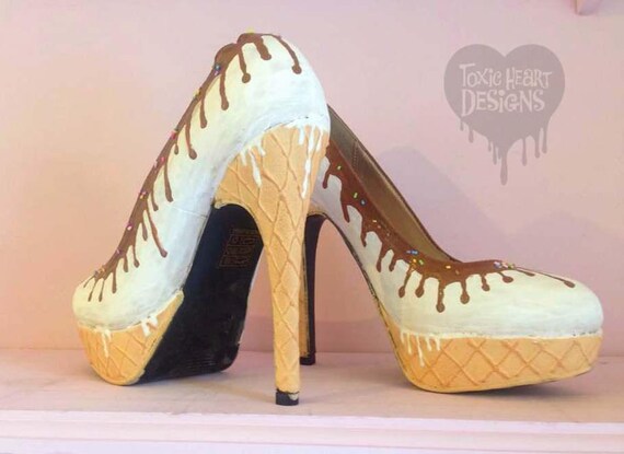 ice cream cone high heels