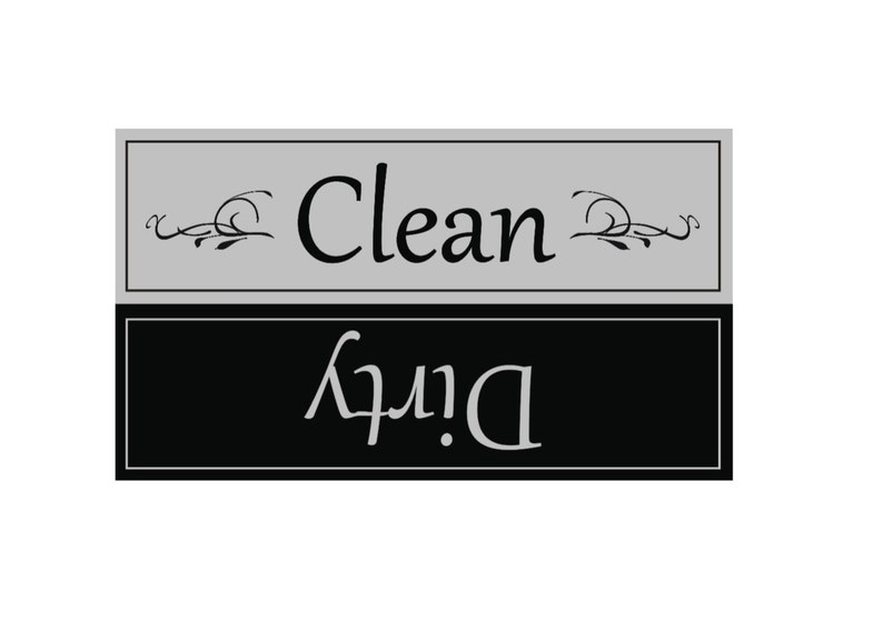 Clean/Dirty Dishwasher Magnet, Clean Dirty Magnet, Clean Dirty Diswasher Magnet image 1