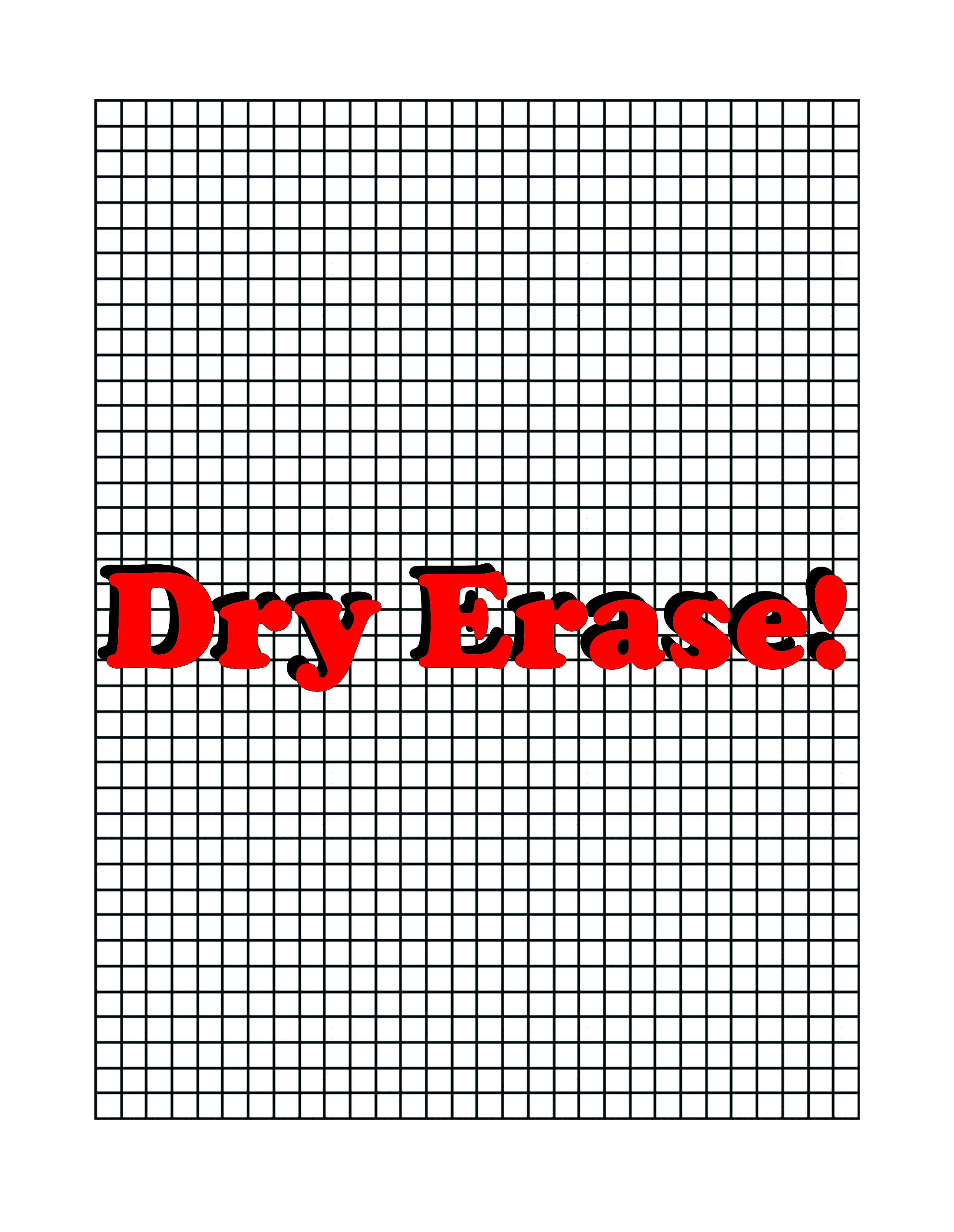 Laminated D&D Grid Paper Graph Paper Dry Erase D and D Grid Etsy