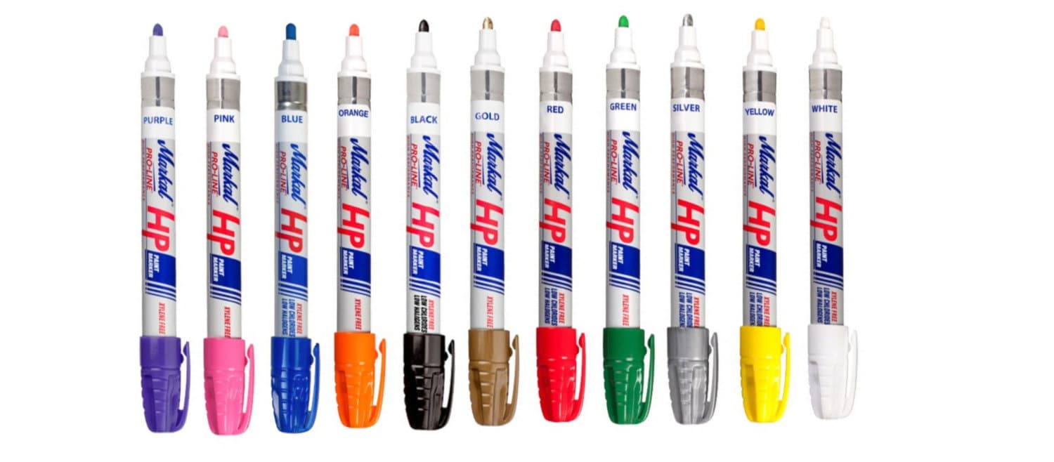 Paint Markers set Set of 11 Markal HP Pro-line multiple Colors 