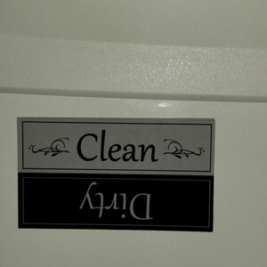 Clean/Dirty Dishwasher Magnet, Clean Dirty Magnet, Clean Dirty Diswasher Magnet image 2