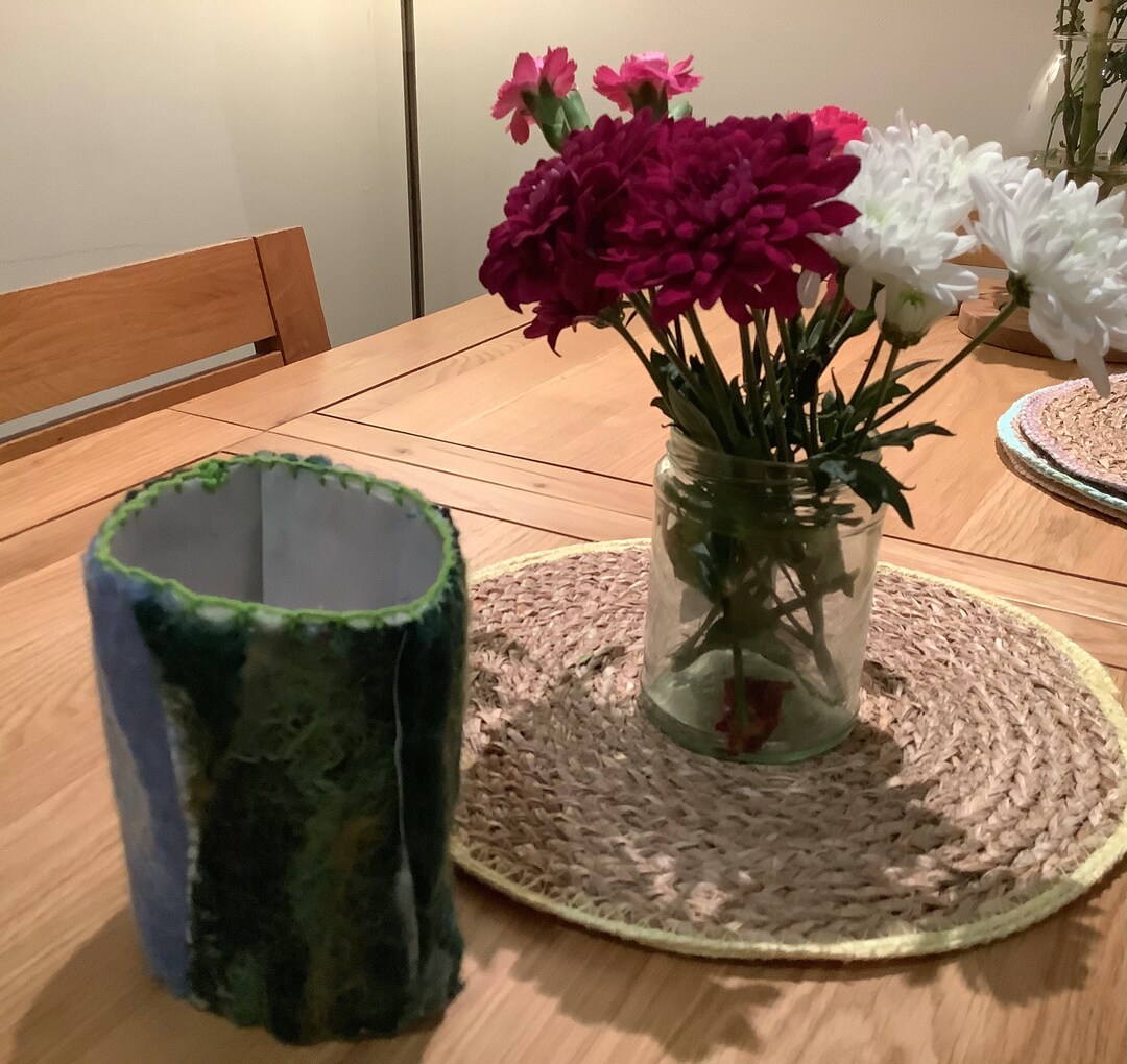 Felted Vase Sleeve Etsy