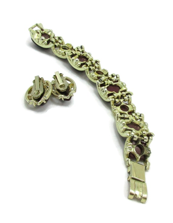 Burgundy costume deals jewelry