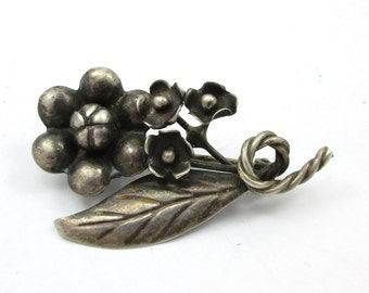 ヴィンテージ フィリグリー ブローチ TRIFARI（トリファリ）☆シルバー・フィリグリー りすのヴィンテージ