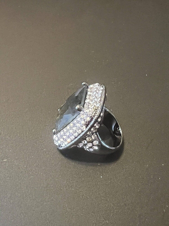 Joan Boyce Rock Your Ring Rectangular Grey Stone … - image 2