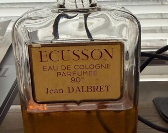 Vintage ECUSSON by JEAN D'ALBRET Perfume Bottle Eau De Cologne