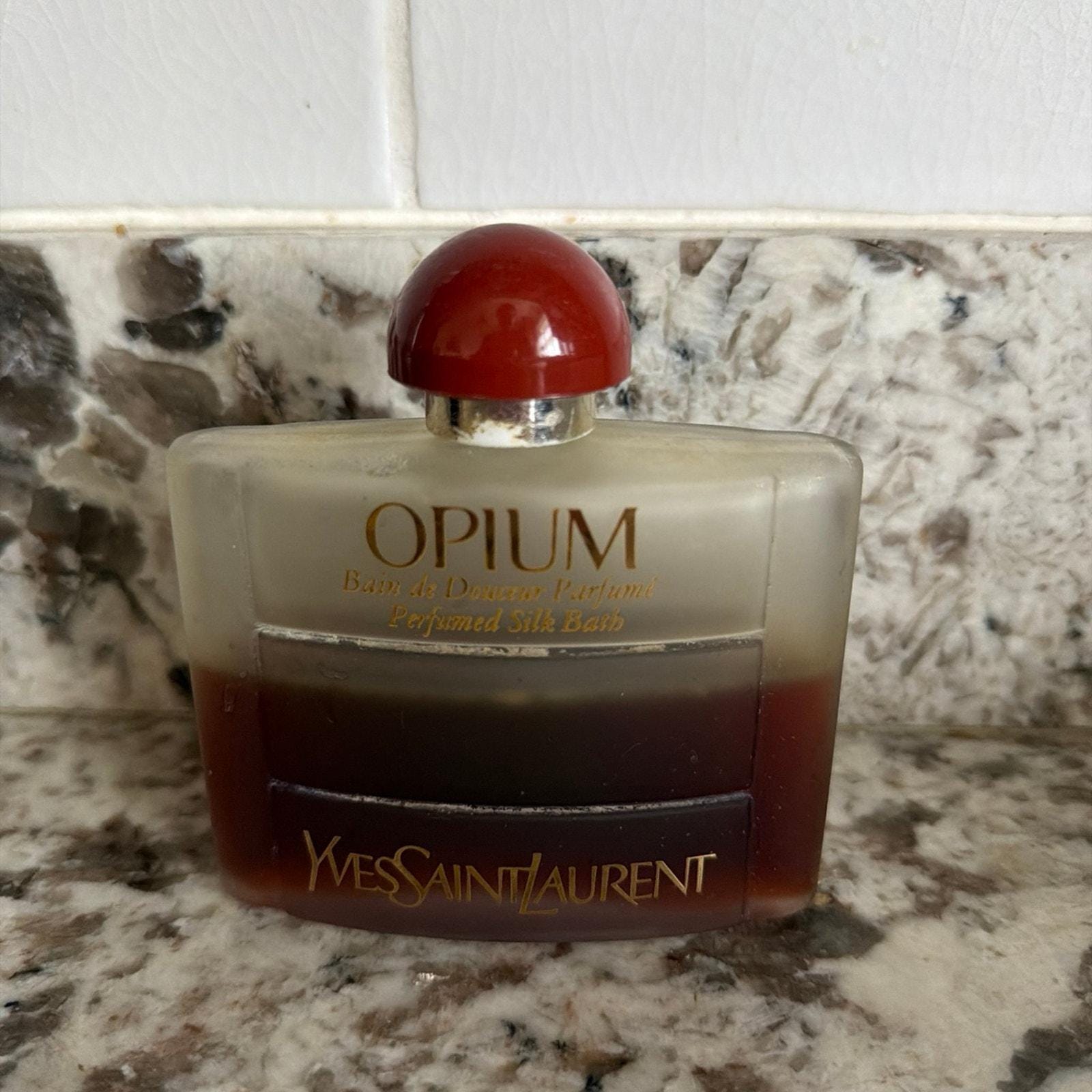Opium Yves Saint Laopium Yves Saint Laurent Perfumed Silk Bath 4oz