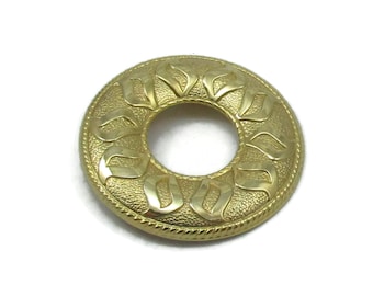 Gold Tone Scarf Clip Designer Scarf Holder Shawl Vintage Costume Jewelry Accessories Gift Ideas