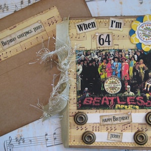 Quand j'ai 64 ans, carte d'anniversaire personnalisée, 64e anniversaire avec nom ajouté, carte d'anniversaire personnalisée, 64e anniversaire, carte sans musique !