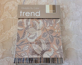 Fabric Sample Book, Lifestyles by Color TREND, Golds, Browns, Prints, Wovens