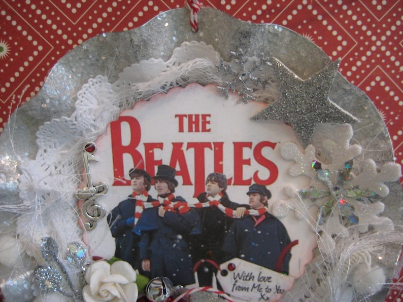 Beatles Christmas Ornament Vintage Jello Mold Ornament Door Etsy
