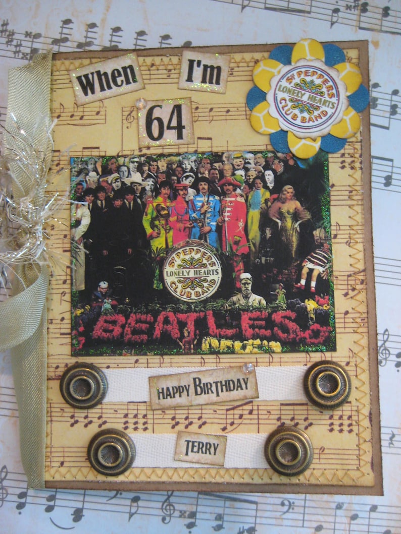 When I'm 64 Personalized Birthday Card 64th Birthday Card - Etsy