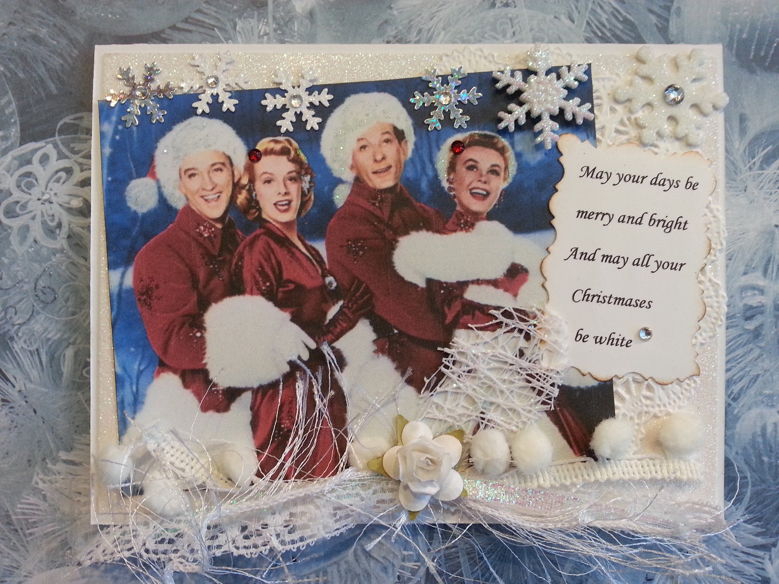 White Christmas Movie Fan Card May All Your Christmases Be