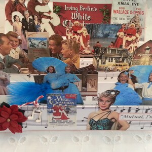 White Christmas Movie Pop Up Card, Fan Folded Holiday Card, Holiday Movie 'White Christmas' image 6