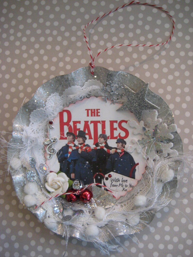 Beatles Christmas Ornament Vintage Jello Mold Ornament Door Etsy