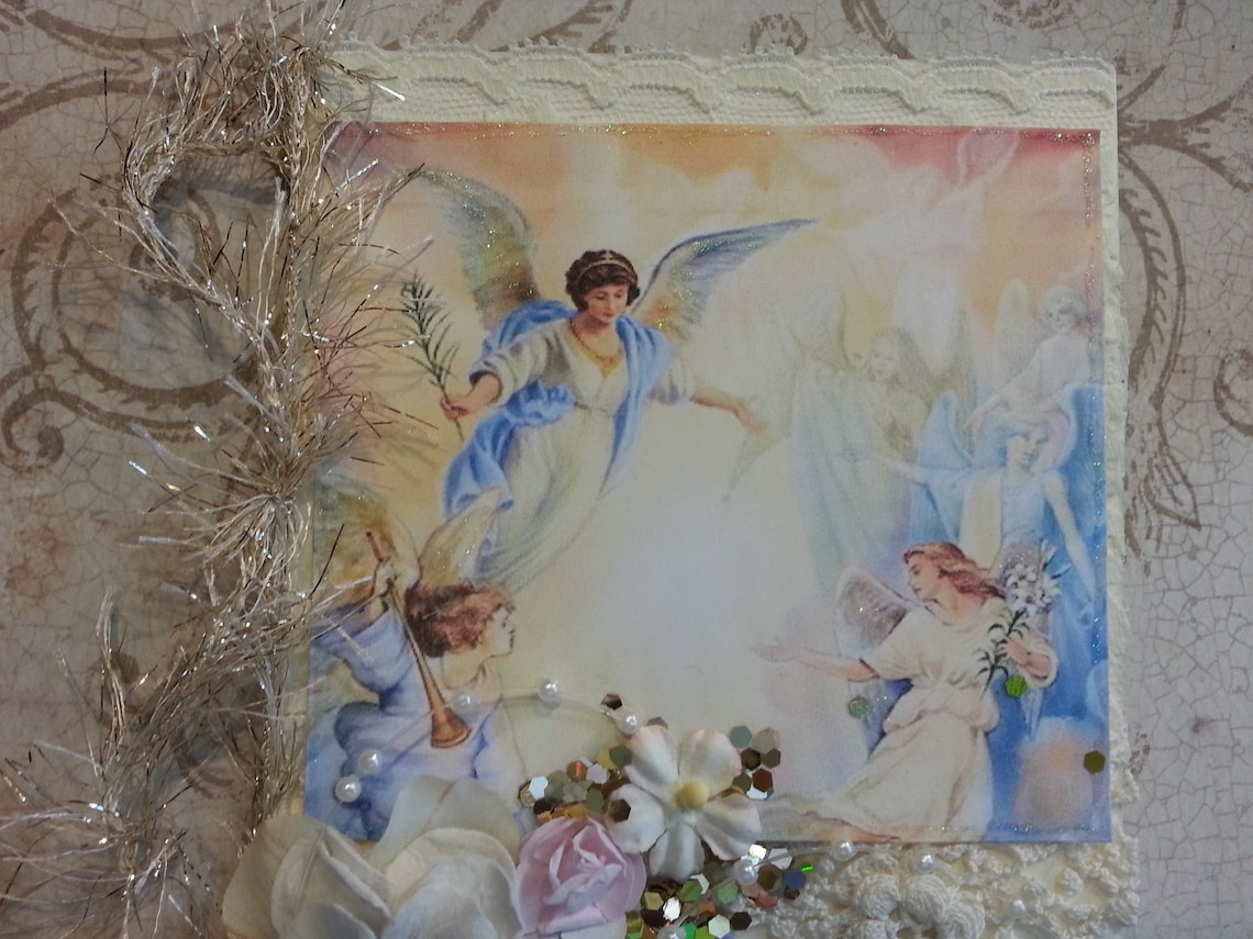 Angels in Heaven Sympathy Card Custom Sympathy Card Male Etsy