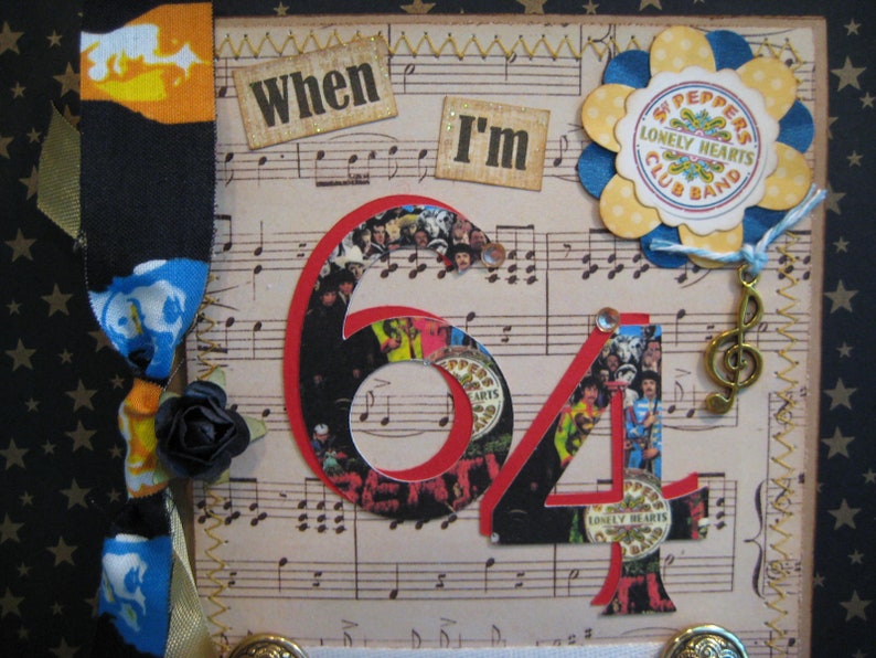 64th Birthday Card Beatles Birthday Card When I'm 64 | Etsy