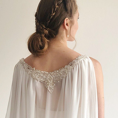 Wedding Cape Bridal Drape Cape Veil - Etsy