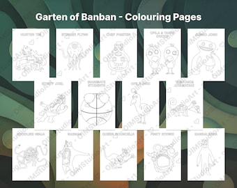 Garten of Banban 5 Coloring Pages