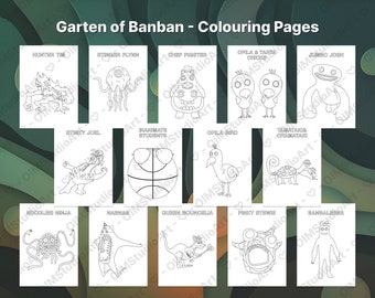 Garten of Banban 5 Coloring Pages