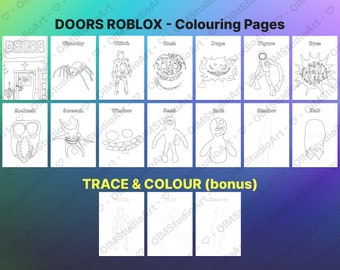 Figure Doors Roblox coloring page – Having fun with children