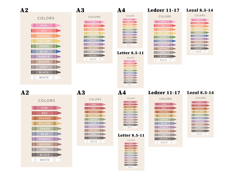 Pastel Colour Chart.pdf Pastel Colors Poster Printable, Educational Wall Art, Preschool ...