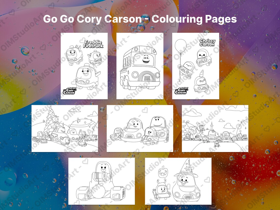 Printable Go Go Cory Carson Coloring - Il 1140xN.5289869420 Ax5a