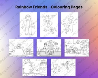 Purple Sitting Rainbow Friends Roblox Coloring Page  Coloring pages,  Coloring pages for kids, Printable coloring pages