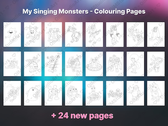 Coloring Pages - My Singing Monsters – Having fun with children