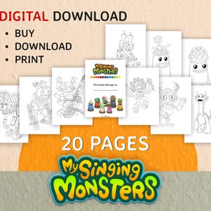 Regular Entbrat My Singing Monsters  Monster coloring pages, Singing  monsters, Cartoon coloring pages
