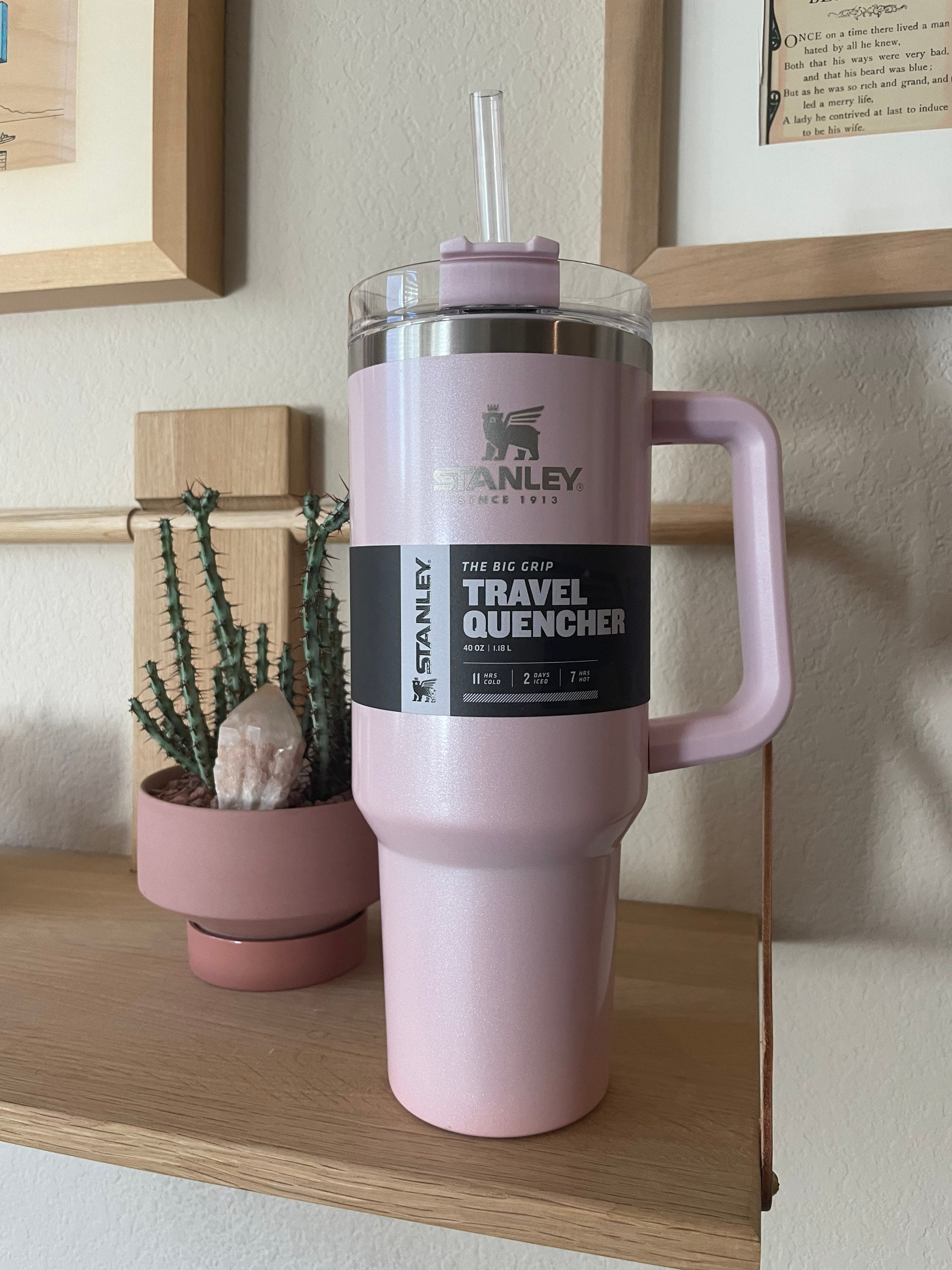 Stanley 40oz Stainless Steel Adventure Quencher Tumbler Pink