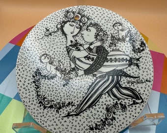 Vintage Bjorn Wiinblad collectible wall decor - March - Victoire