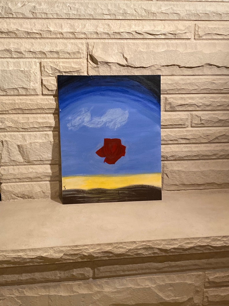 Download Salvador Dali's Meditative Rose. Painted by | Etsy