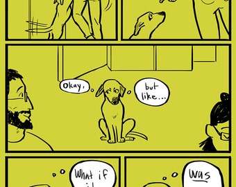 Not For Puppies comic print