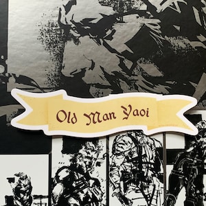 Old Man Yaoi Sticker